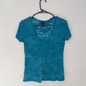 V-Neck Burnout Tee